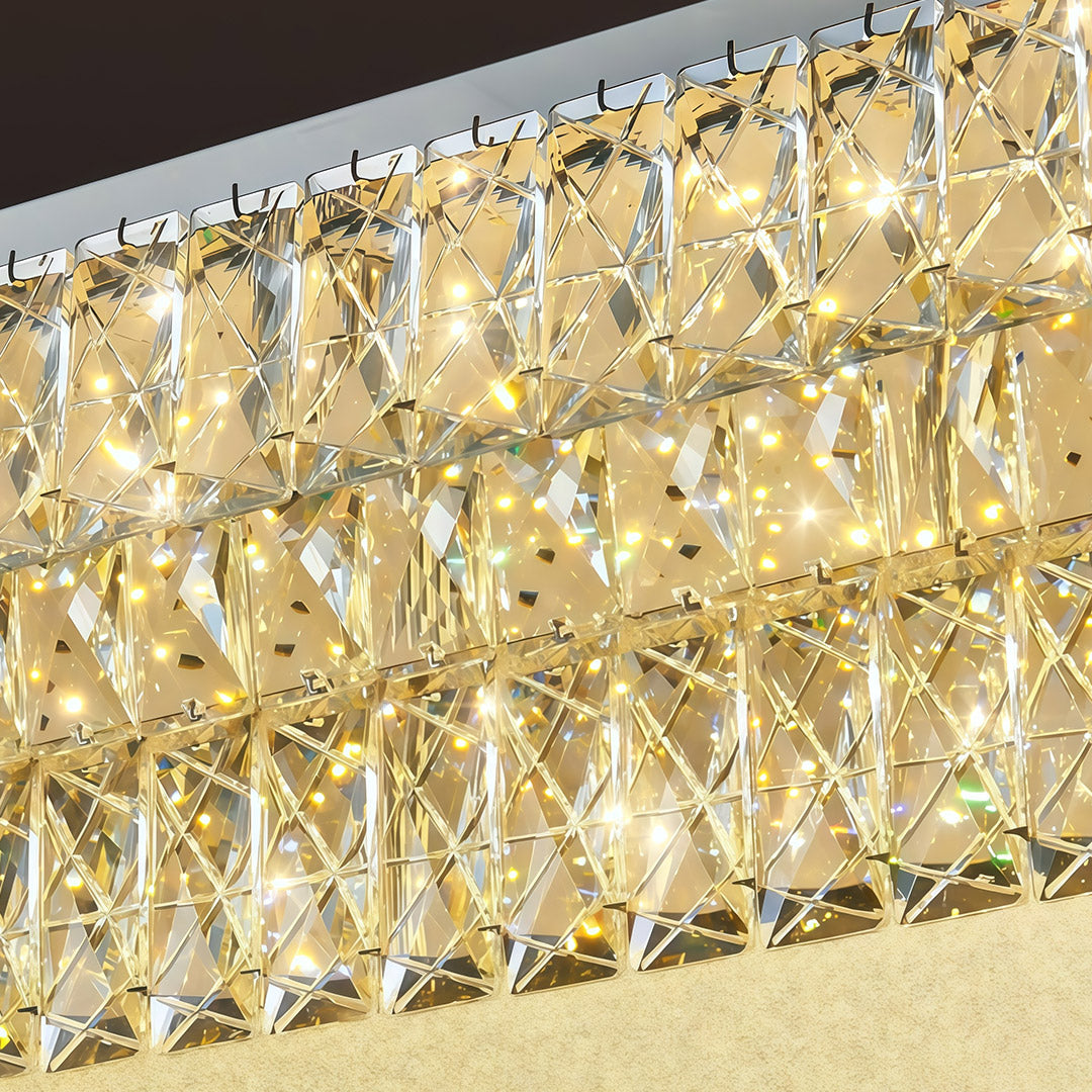 Flush Mounted LED Lights Luxury LED Crystal Lamp