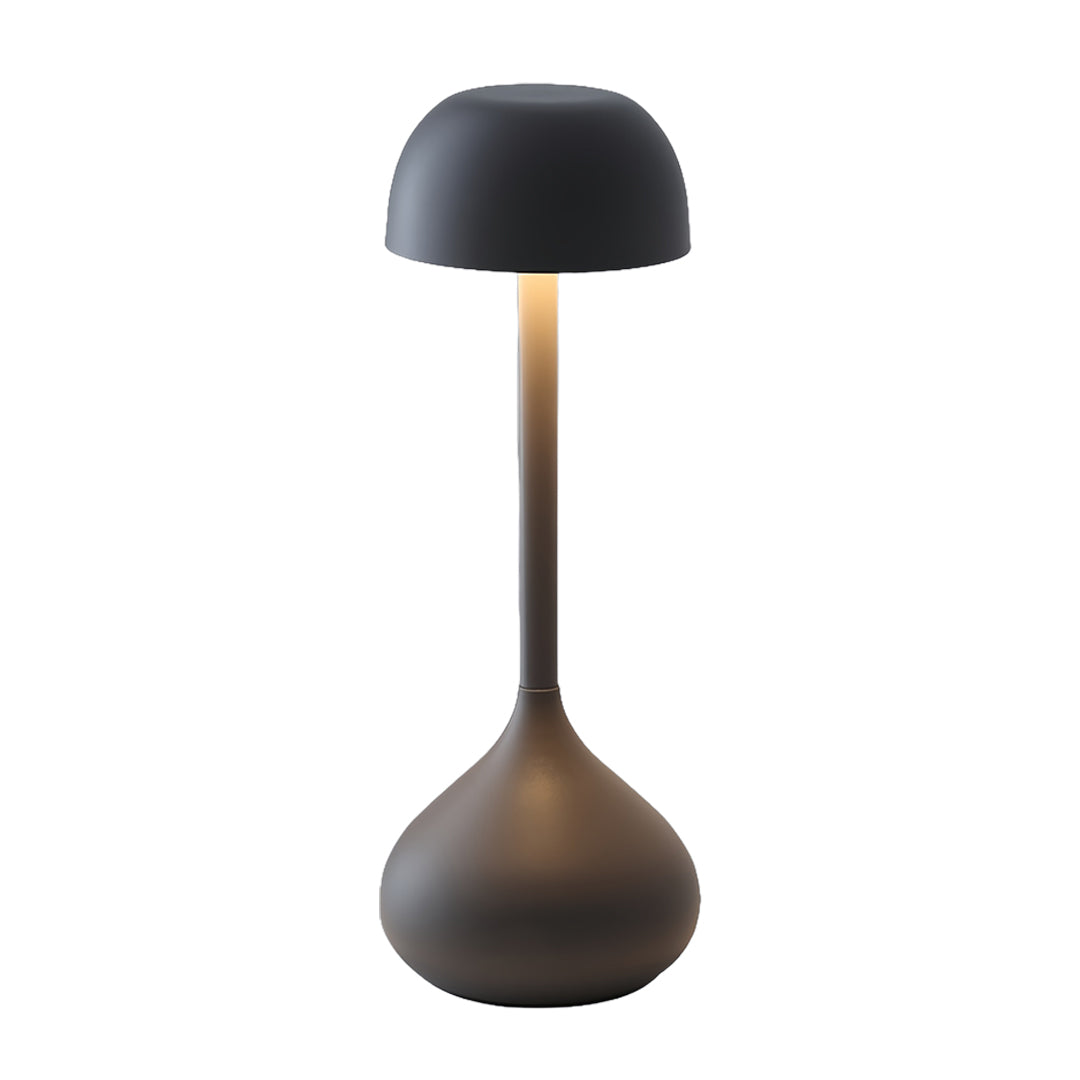 Rustic Metal Table Lamps Minimalist Gourd Shaped Rechargeable Lamp