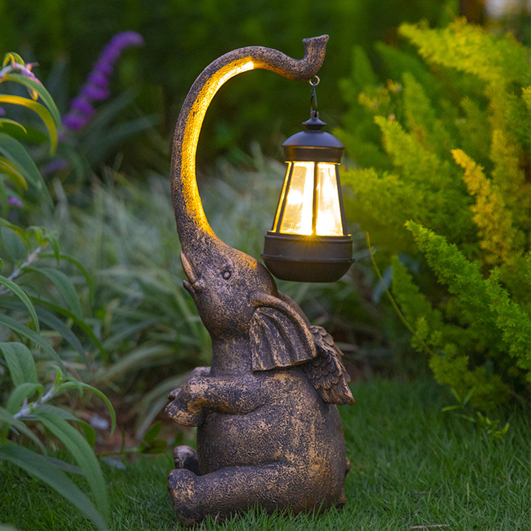 Resin Garden Solar Animal Lights