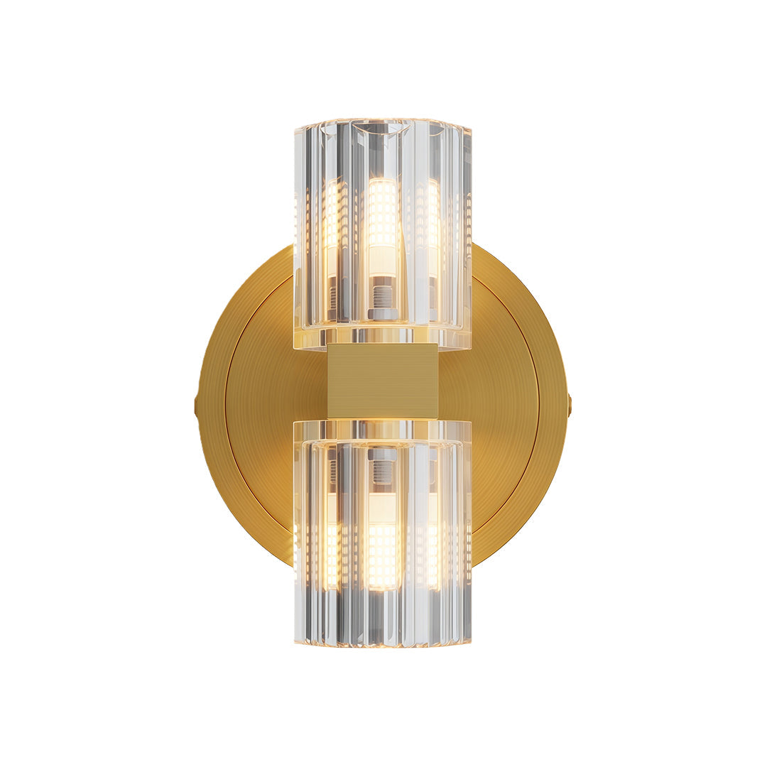 Crystal Wall Light Modern Luxury Metal Copper Lamp