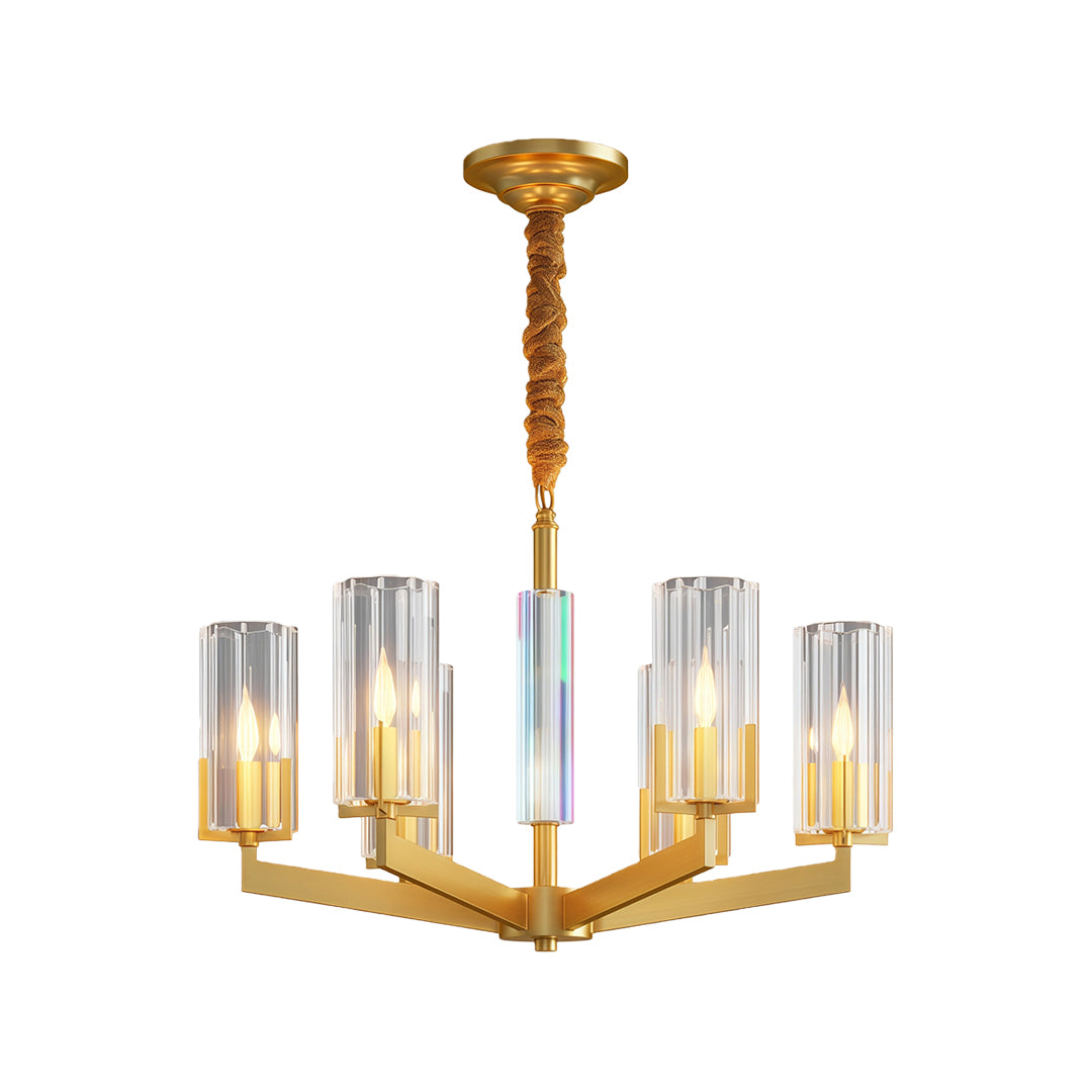 Candle Chandeliers American-Style Luxury Ceiling Light