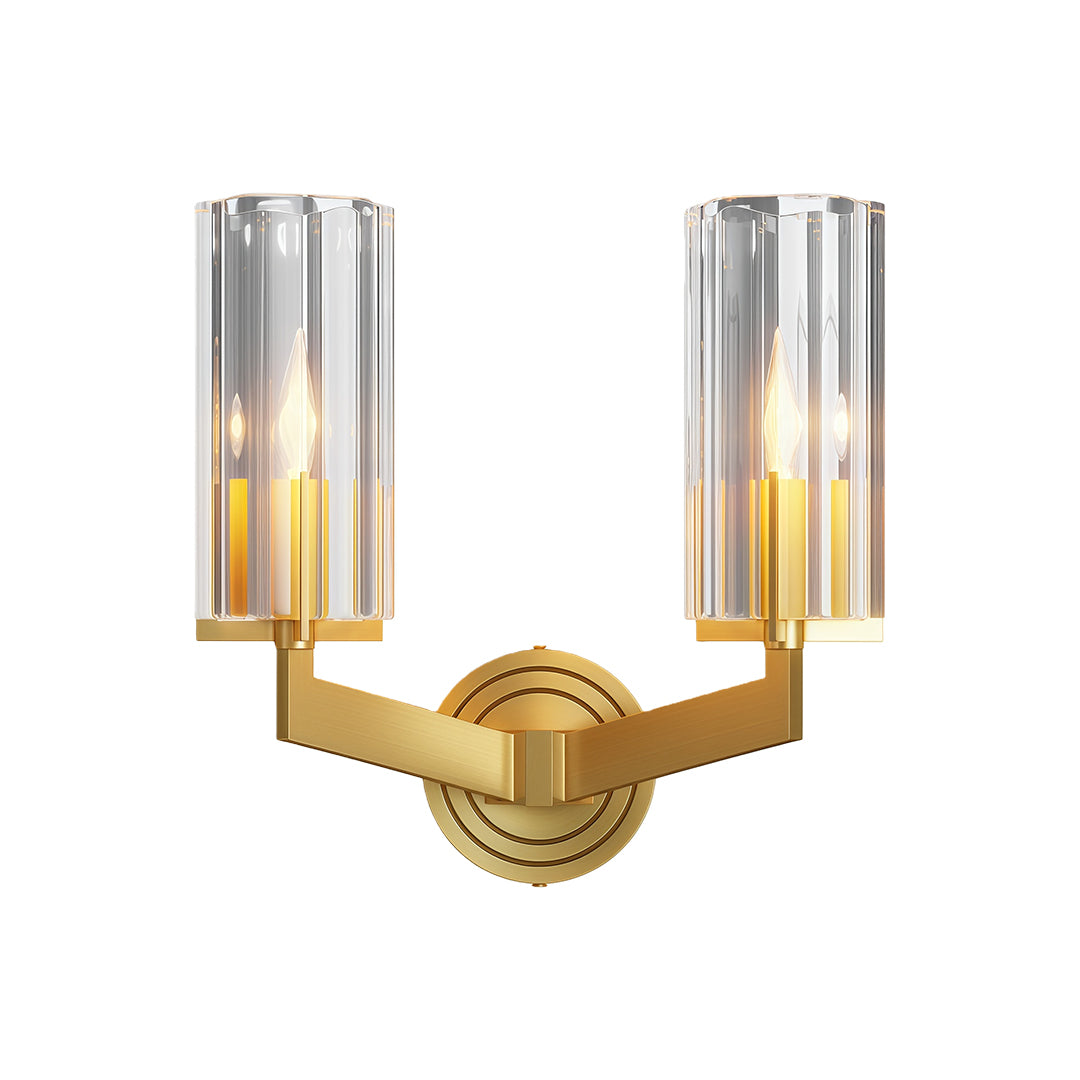 Decorative Wall Sconce Candle Minimalist Copper Lamp
