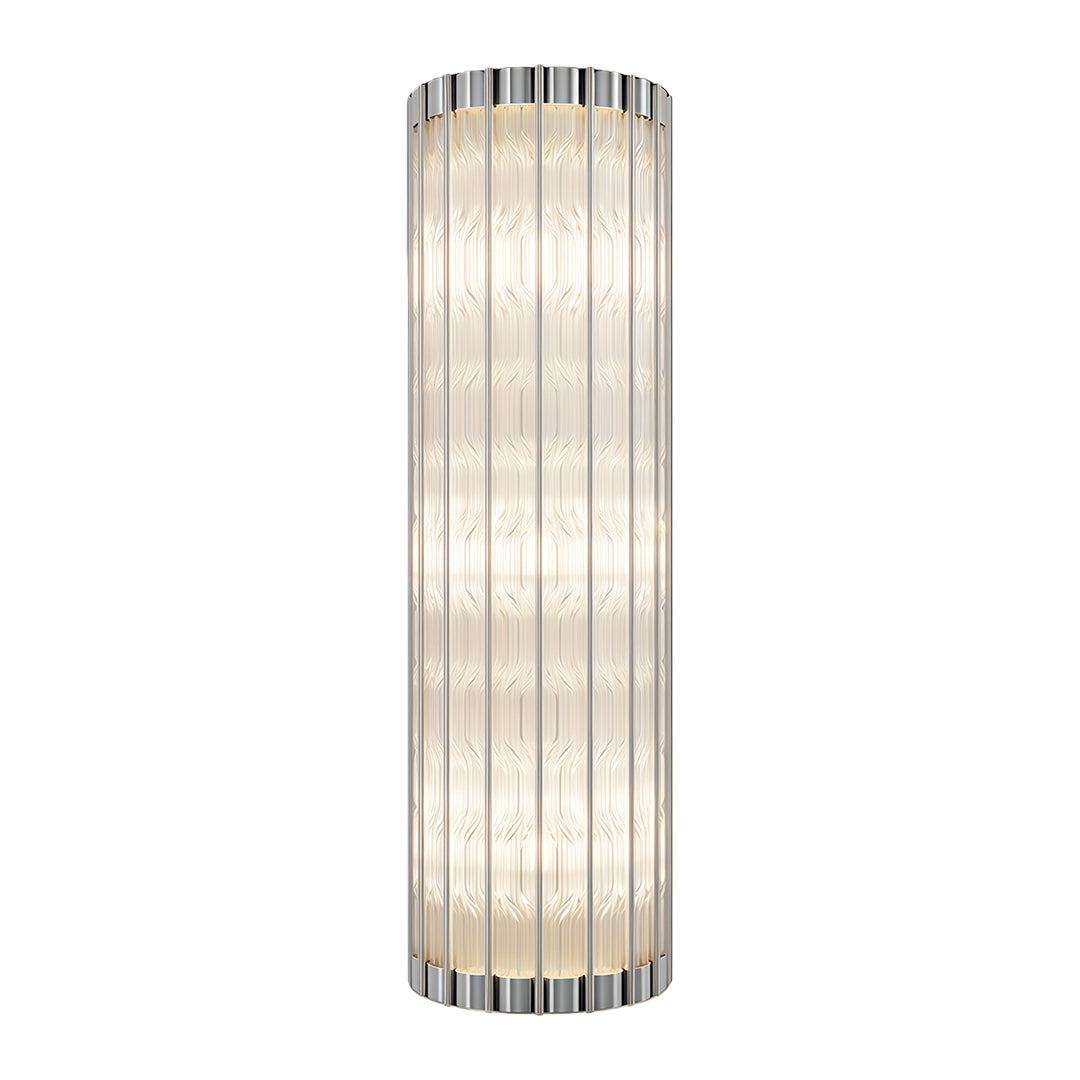 Linear Wall Light American-Style Copper Glass Lamp