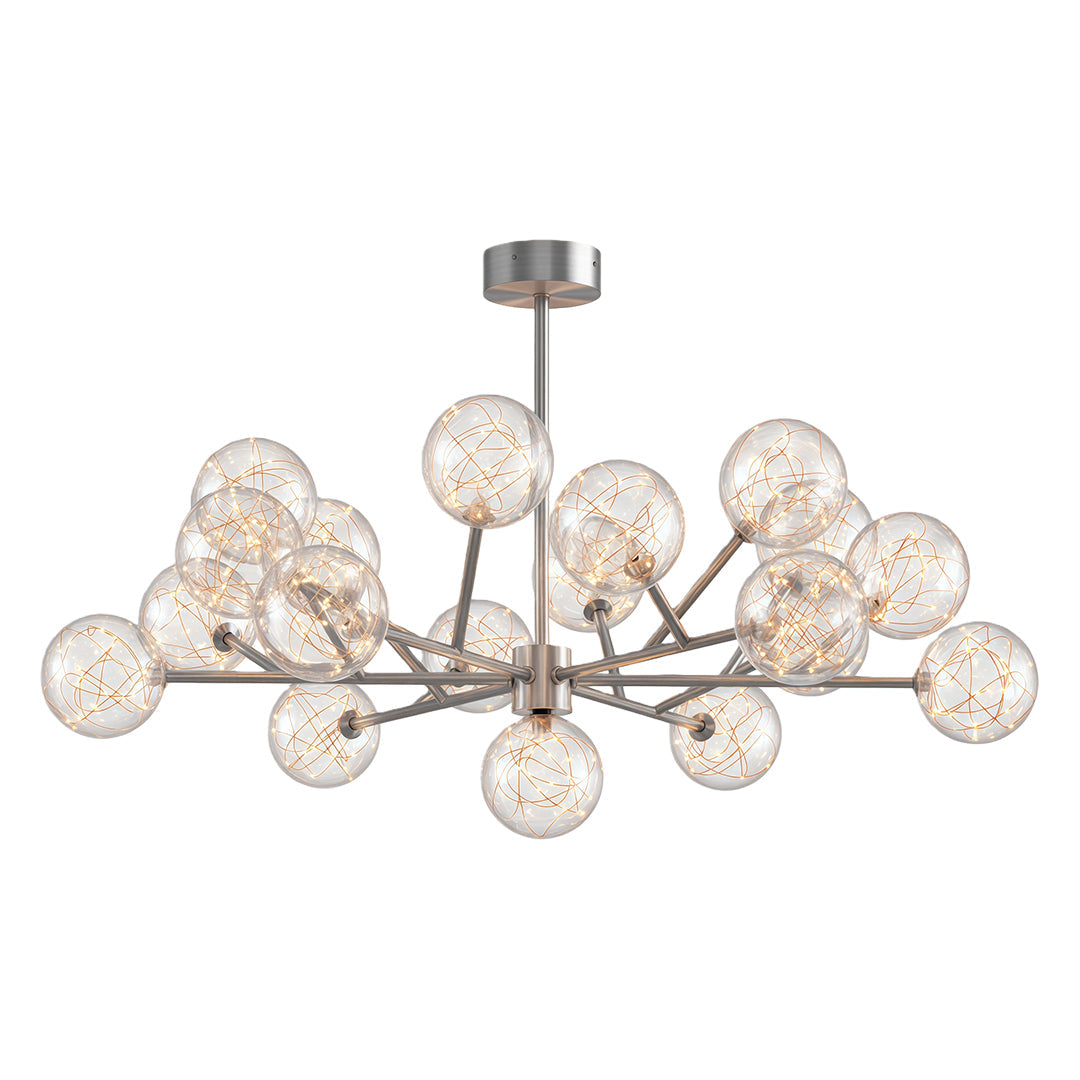Modern Glass Globe Chandelier Full Sky Star Ceiling Light