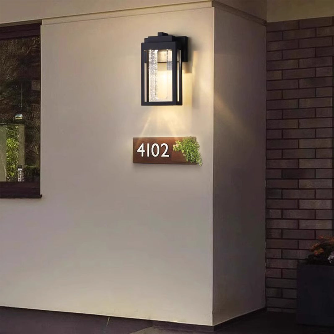 Outdoor Wall Light Ideas Waterproof Crystal