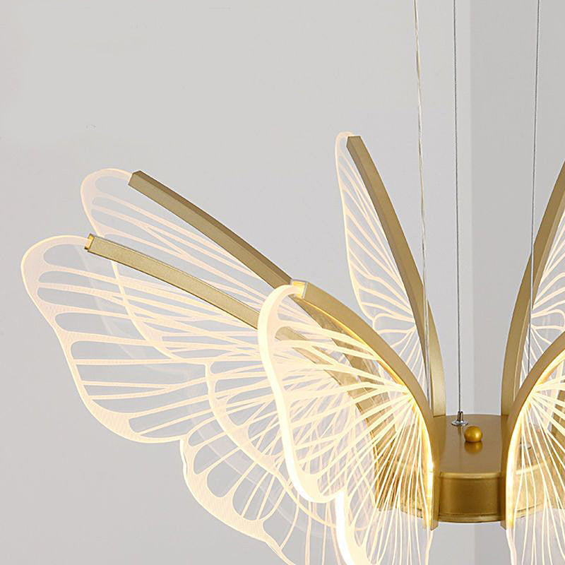 Butterfly Pendant Light Dimming Modern Ceiling Light