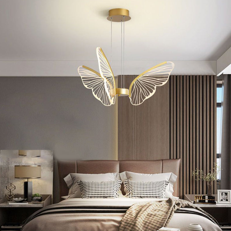 Butterfly Pendant Light Dimming Modern Ceiling Light