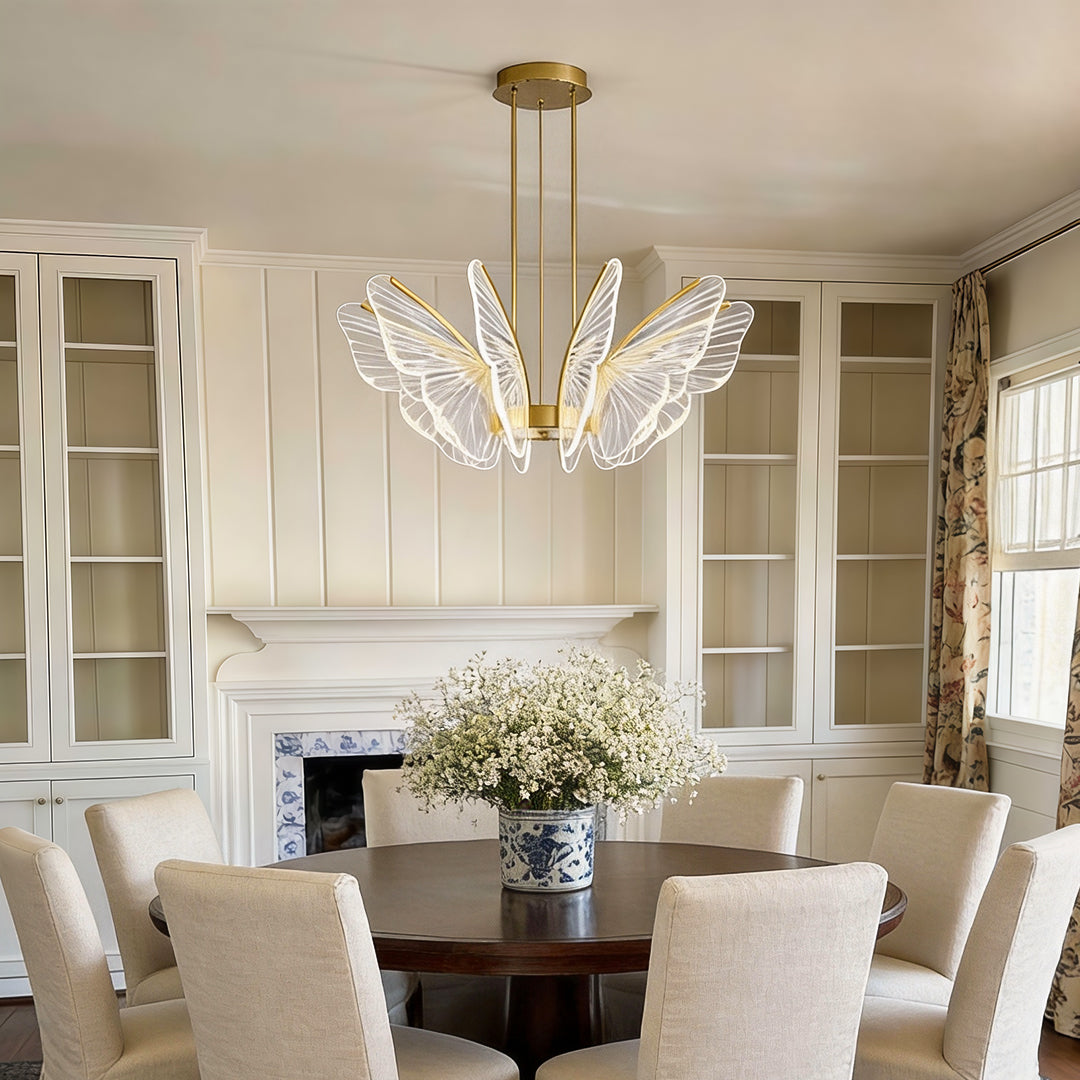 Butterfly Pendant Light Dimming Modern Ceiling Light