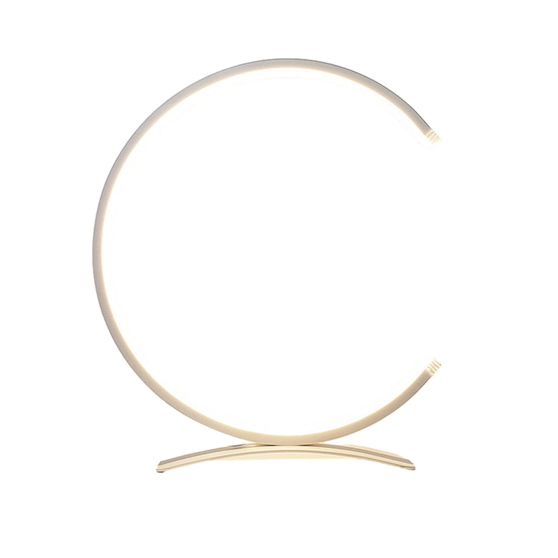 C Shaped Table Lamp Touch-Control LED Modern Ambient Lamp