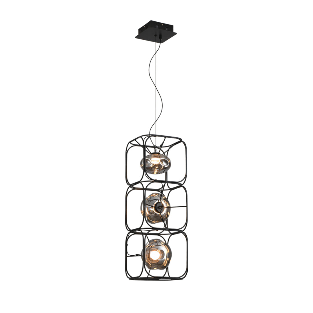 Caged Pendant Light Nordic Magic Cube LED Ceiling Light