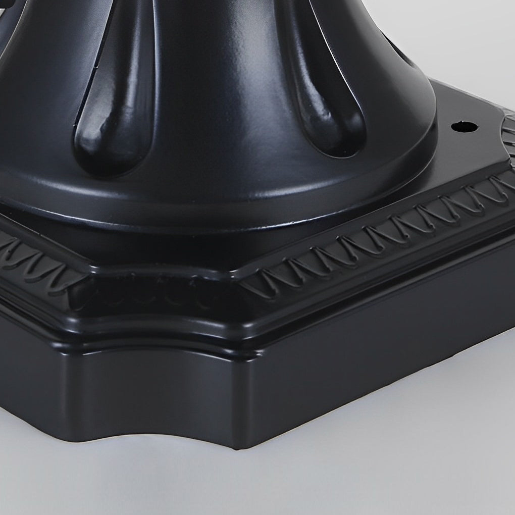 Cast Aluminum Post Light European Retro Fence Light