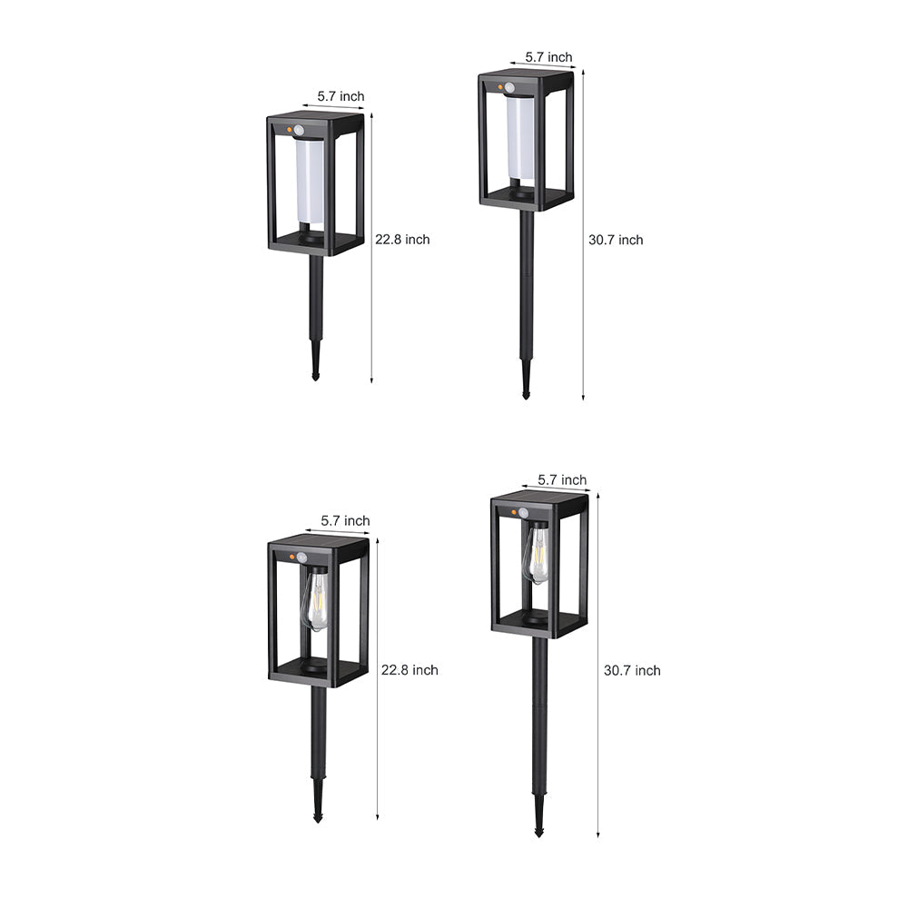 Smart Led Solar Lawn Lights Minimalist Style