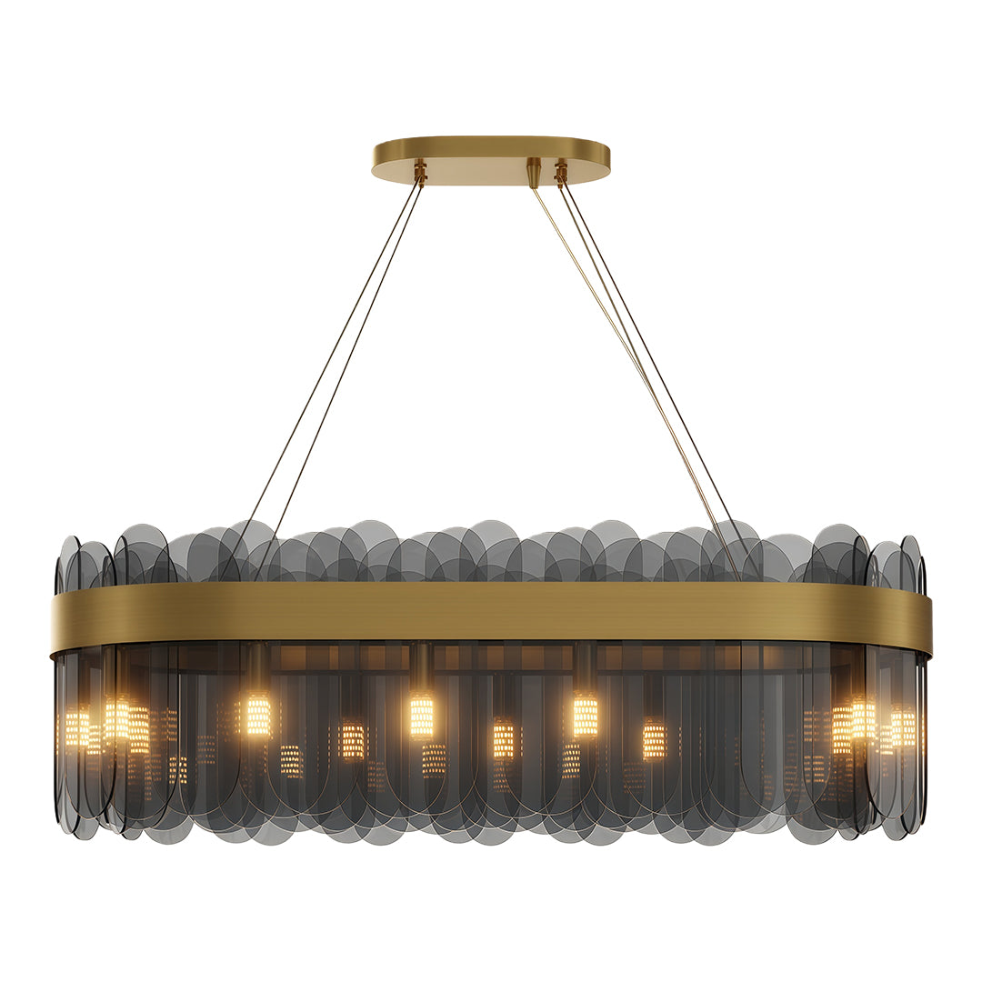 Modern Traditional Chandeliers Luxury Glass Ceiling Light