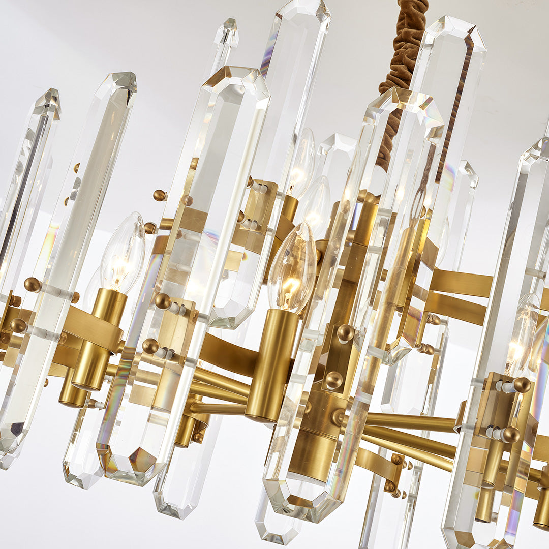 Chandelier Brass Modern Luxury Modern Glass Ceiling Light