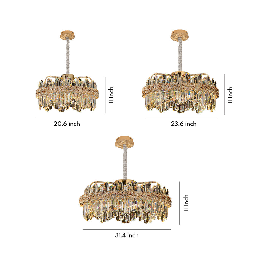 Chandelier Lamps Crystal Modern Luxury Ceiling Light
