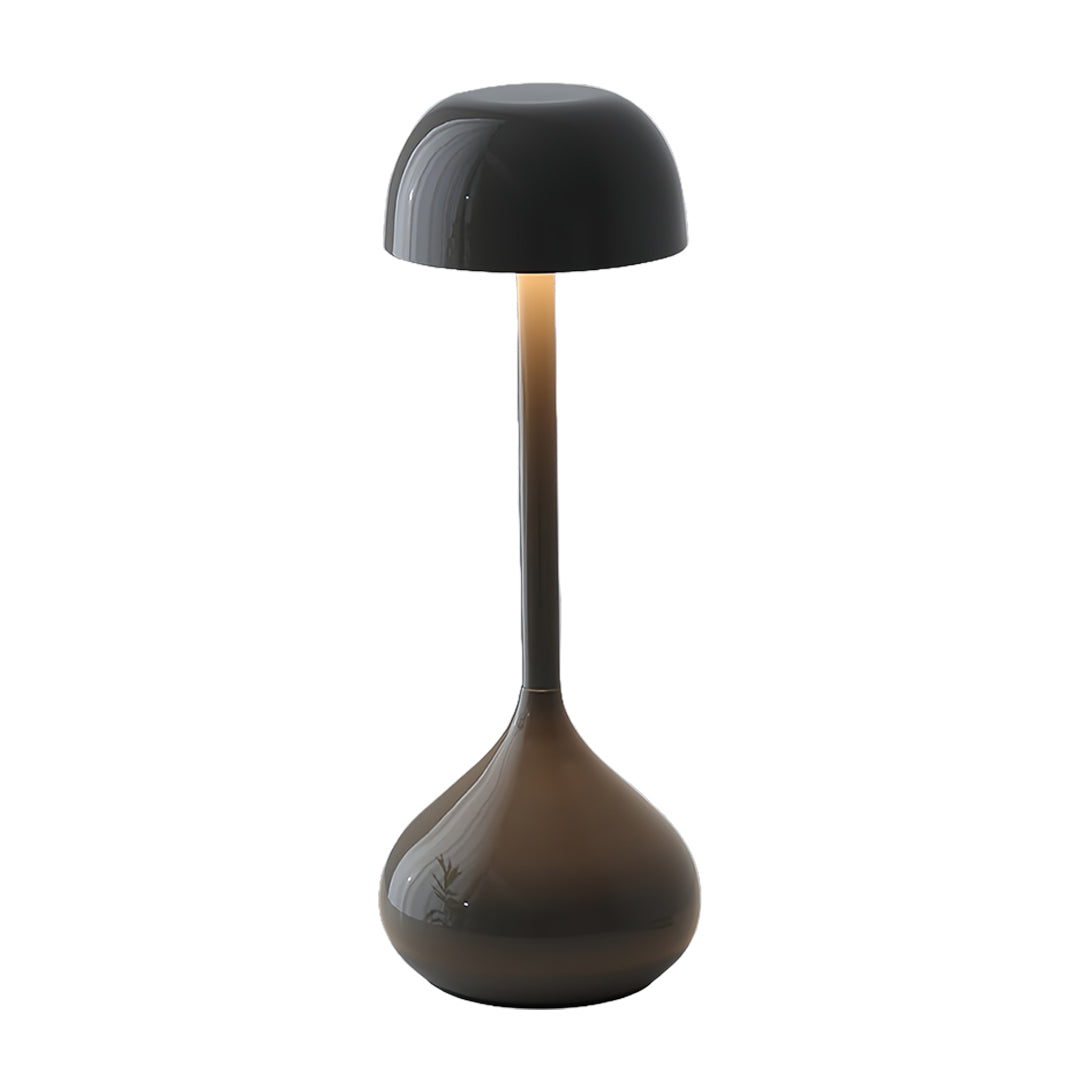 Rustic Metal Table Lamps Minimalist Gourd Shaped Rechargeable Lamp
