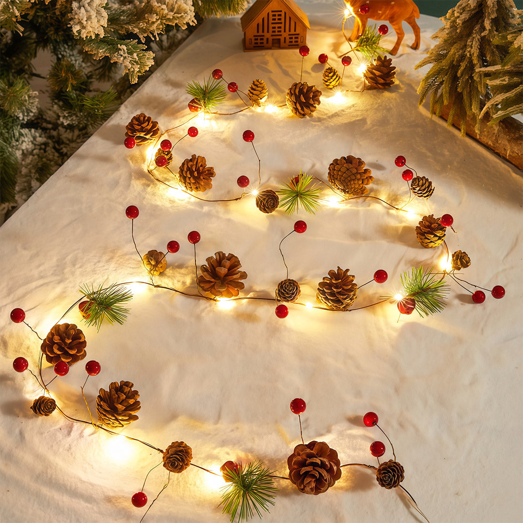 Christmas LED String Lights Decoration Hanging Ornaments Two-Pack