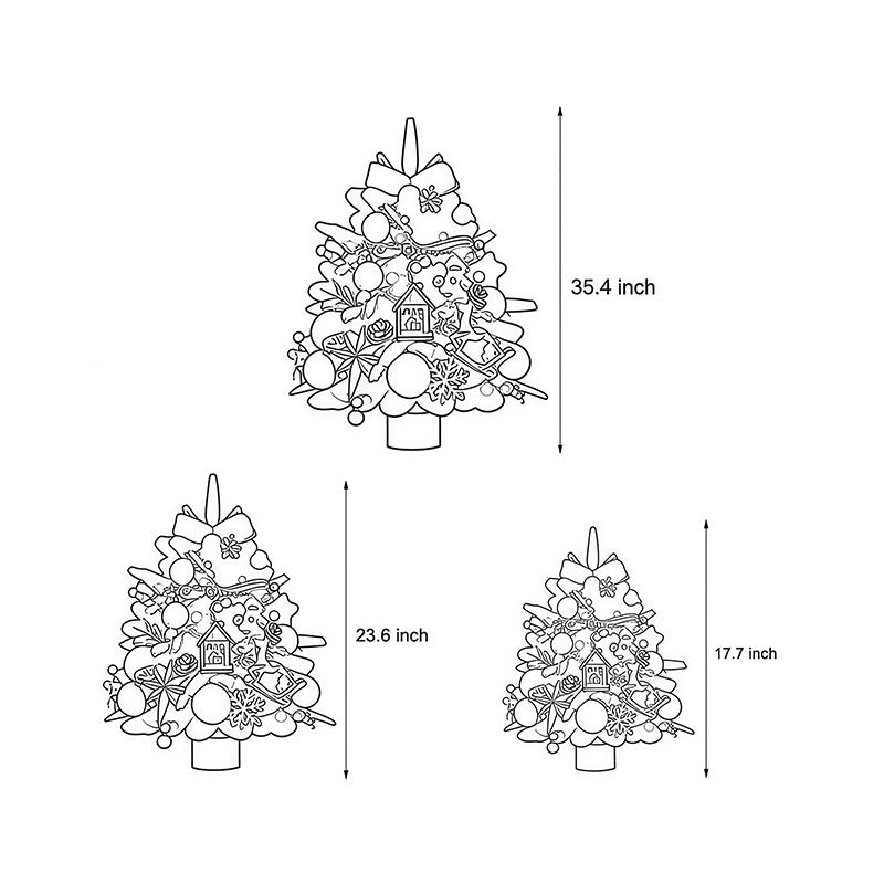 Christmas Tree Table Lamp Luxurious Ins-Style Decorative Light