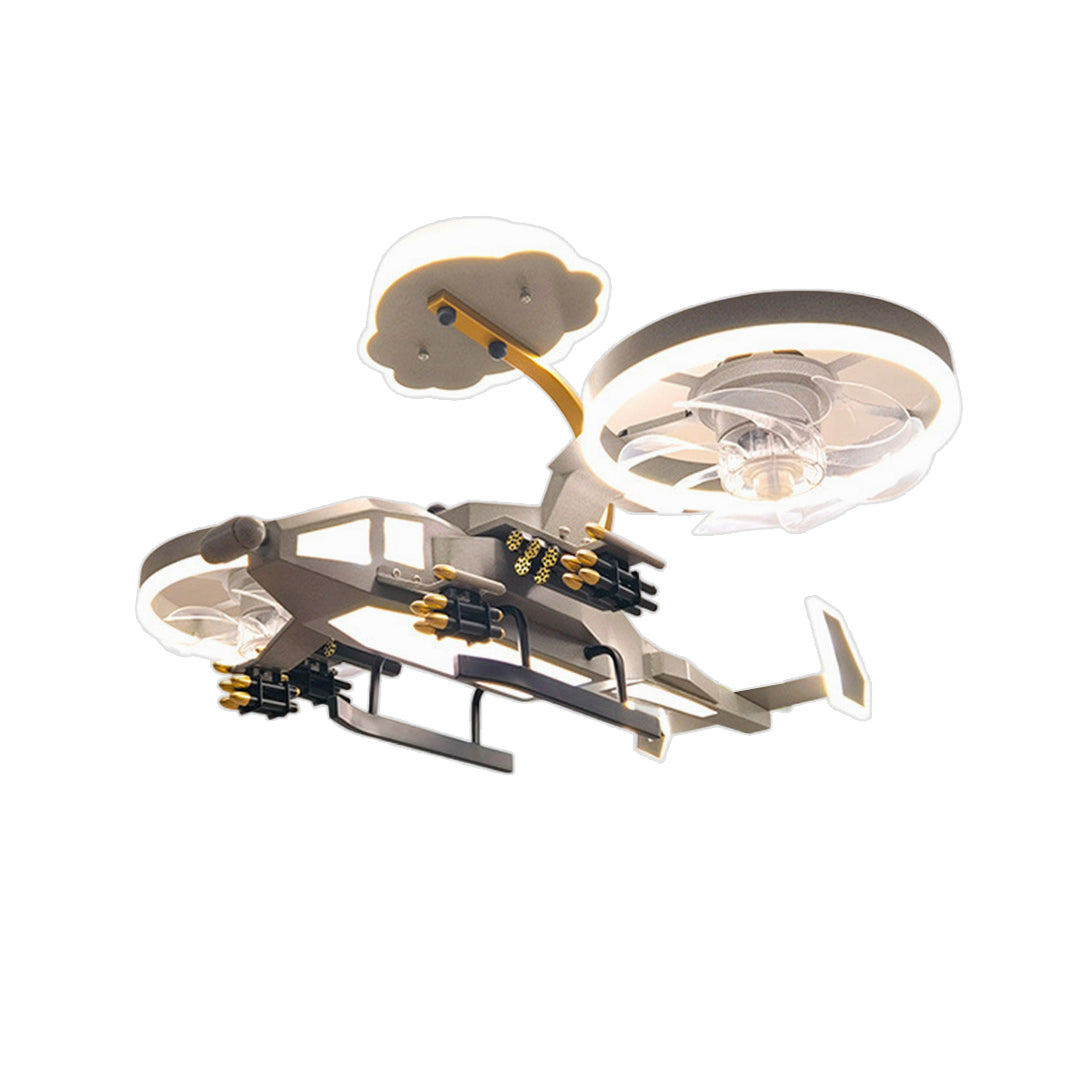 Airplane Ceiling Fan With Light Children LED Ceiling Fan Light
