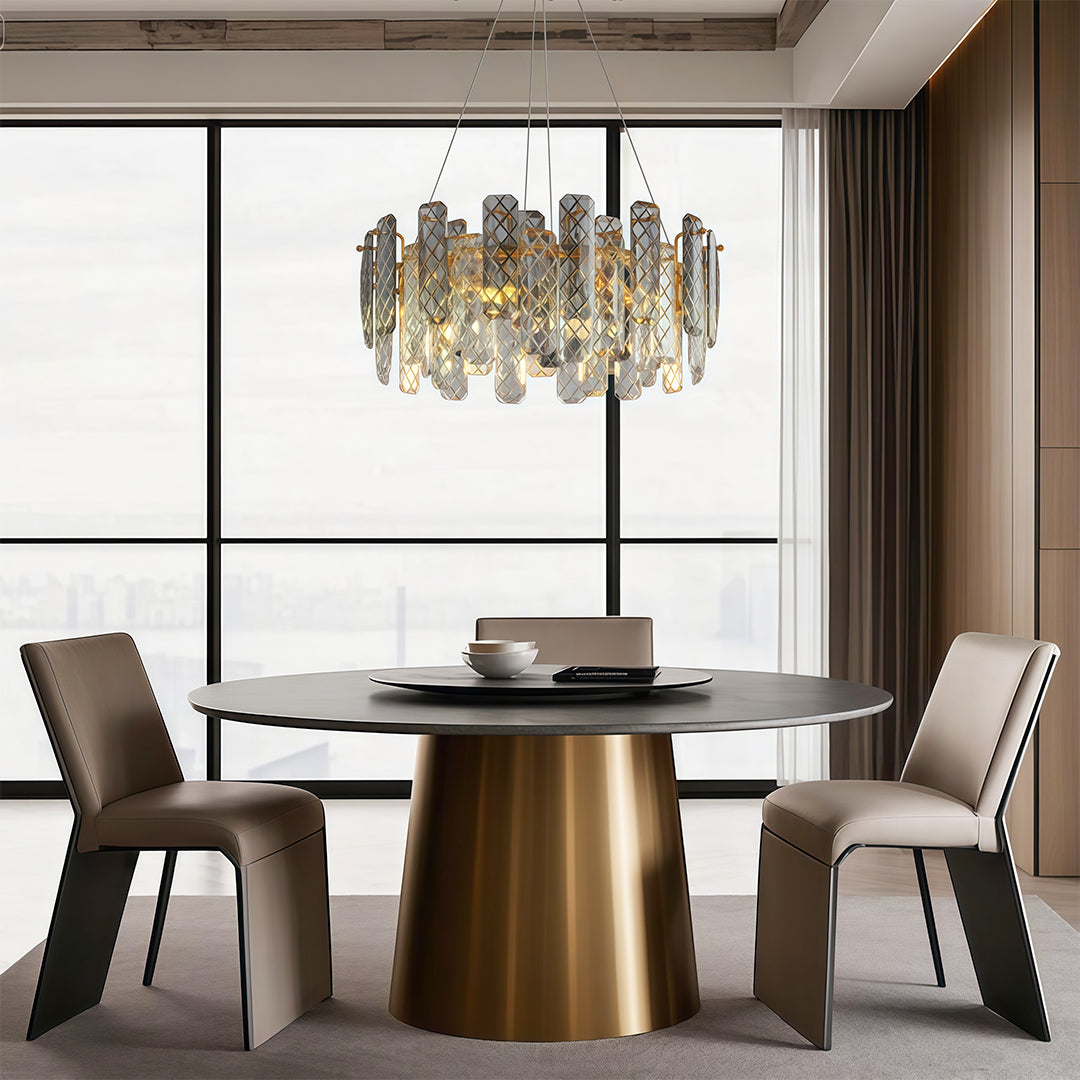 Contemporary Crystal Chandeliers LED Ceiling Light