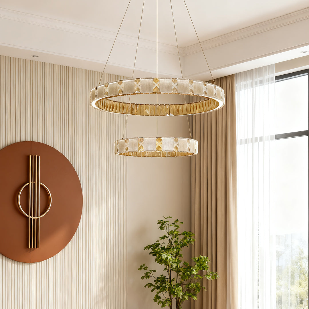 Chrome Chandeliers Italian Luxury Crystal Ceiling Lights