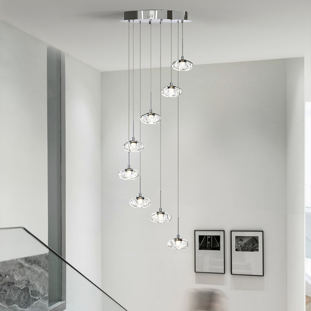 Chandelier For Tall Ceilings Italian Minimalist
