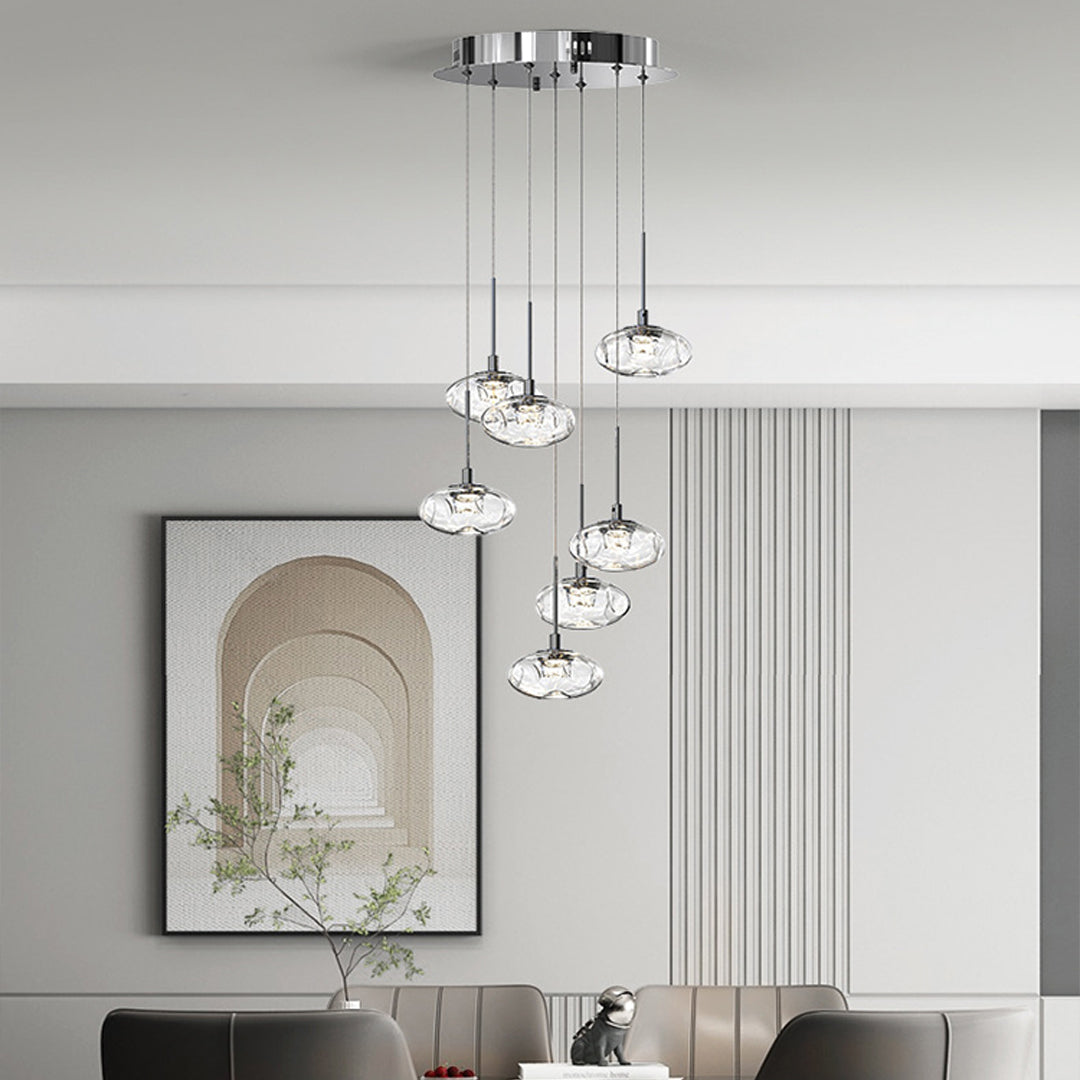 Chandelier For Tall Ceilings Italian Minimalist