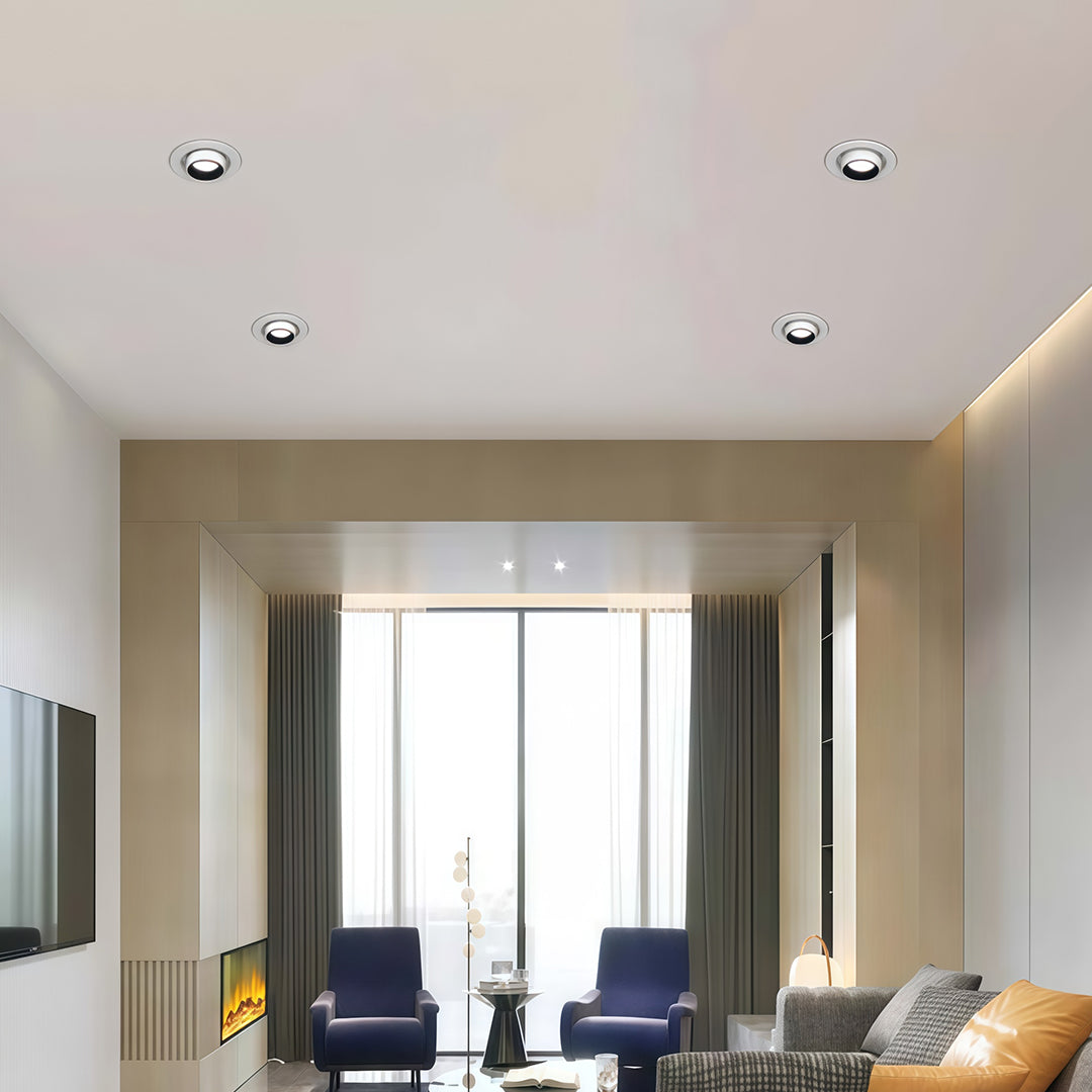 LED Ceiling Downlights White Recessed Deep Anti-Glare Light