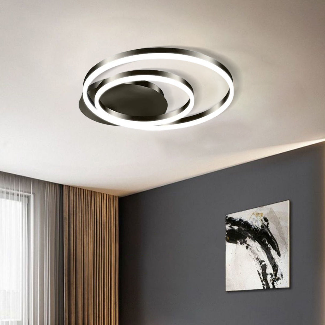 Circular Ceiling Light Nordic Three-color Flush Mount Lights