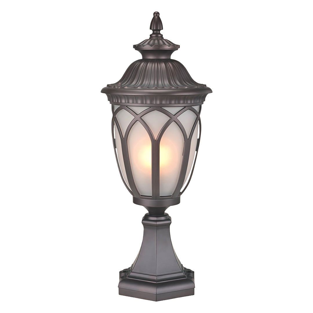 Garden Pillar Lights Weather-Resistant Outdoor Column Head Light