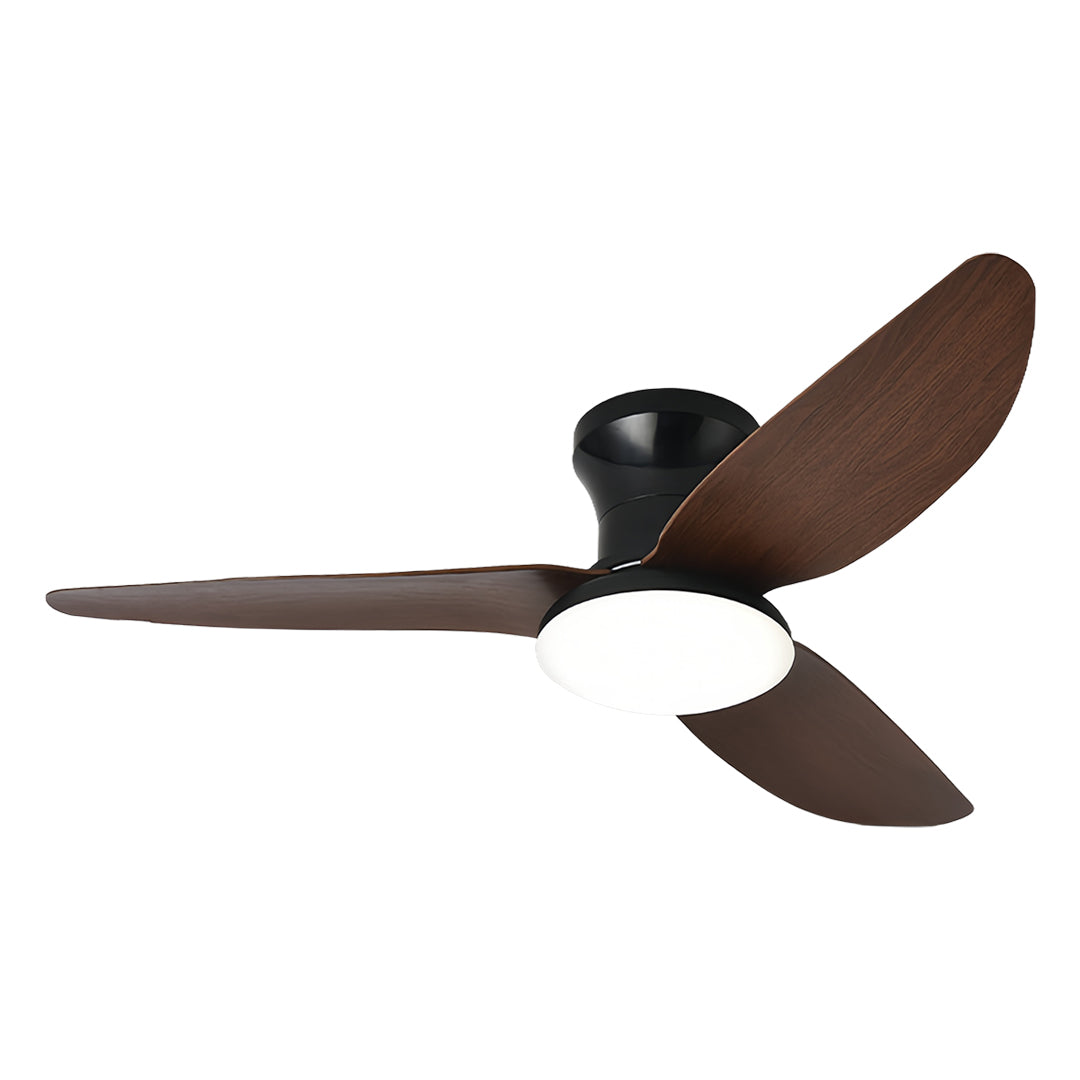 Ceiling Fan with Dimmer Light Modern Small 3-Blade and Remote Quiet