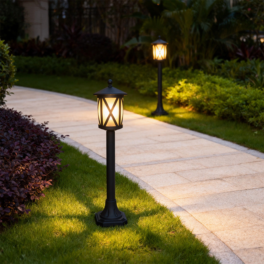 Garden Bollard Lights LED Decorative Aluminum Landscape Accent Light