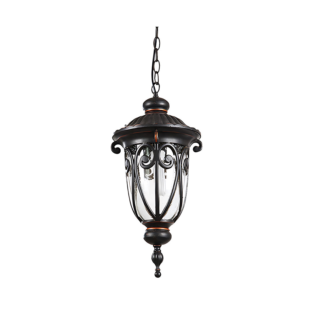 Black Ceiling Light Fixtures Aluminum Waterproof European-Style