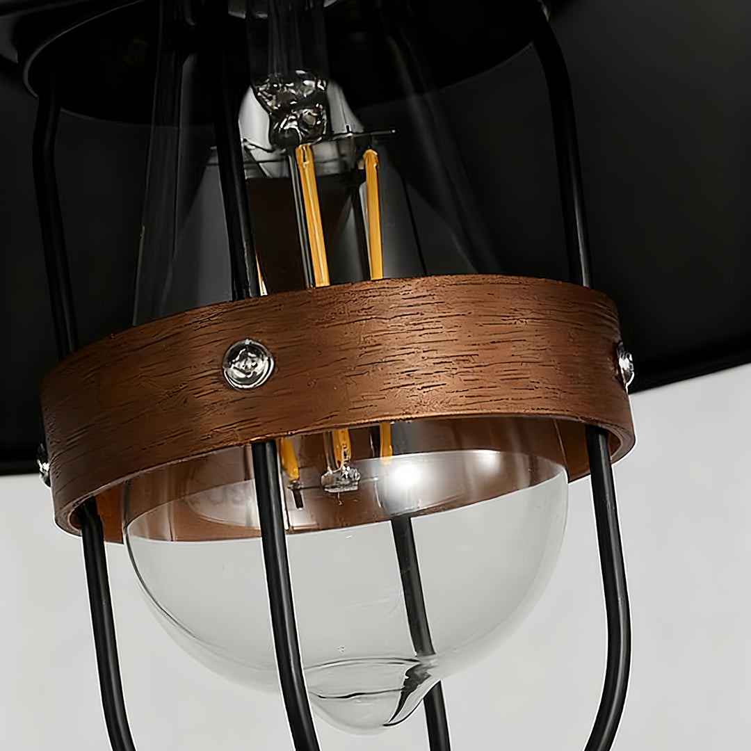 Vintage Hanging Pendant Lights Industrial Black Iron ceiling lights