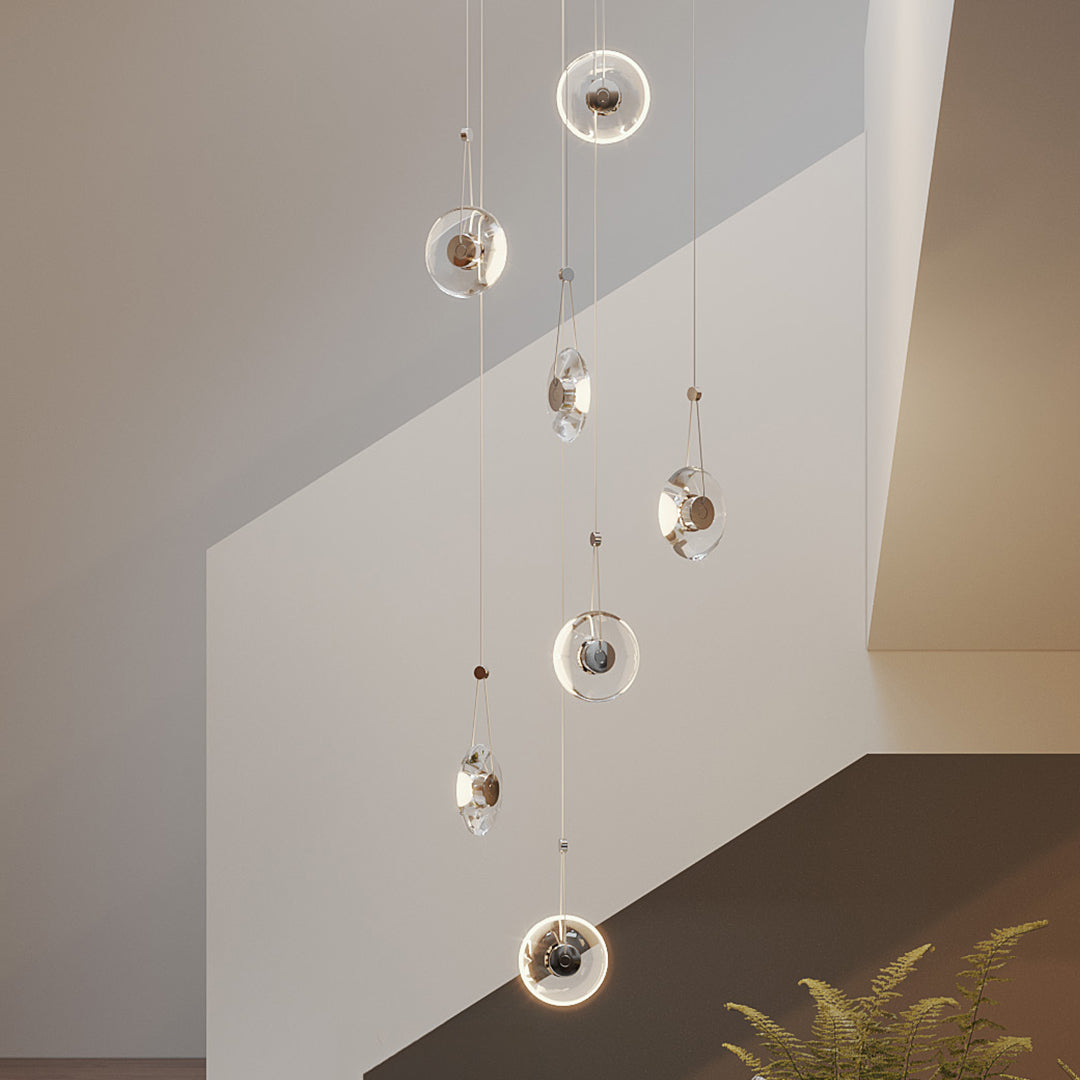 Clear Pendant Light Modern Minimalist Creative Ceiling Light