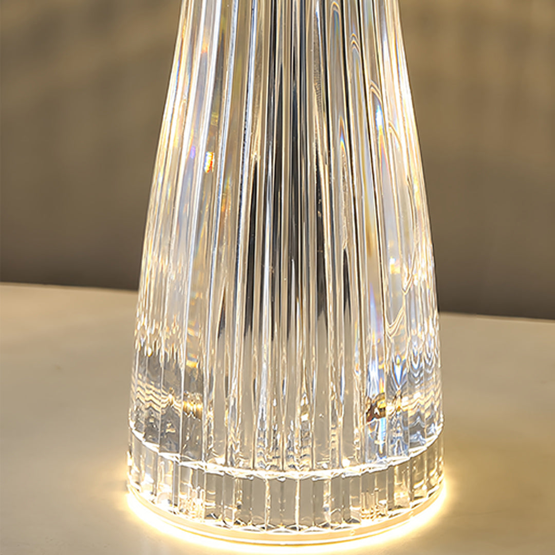 Clear Table Lamps Transparent Portable Acrylic Decorative Lamps