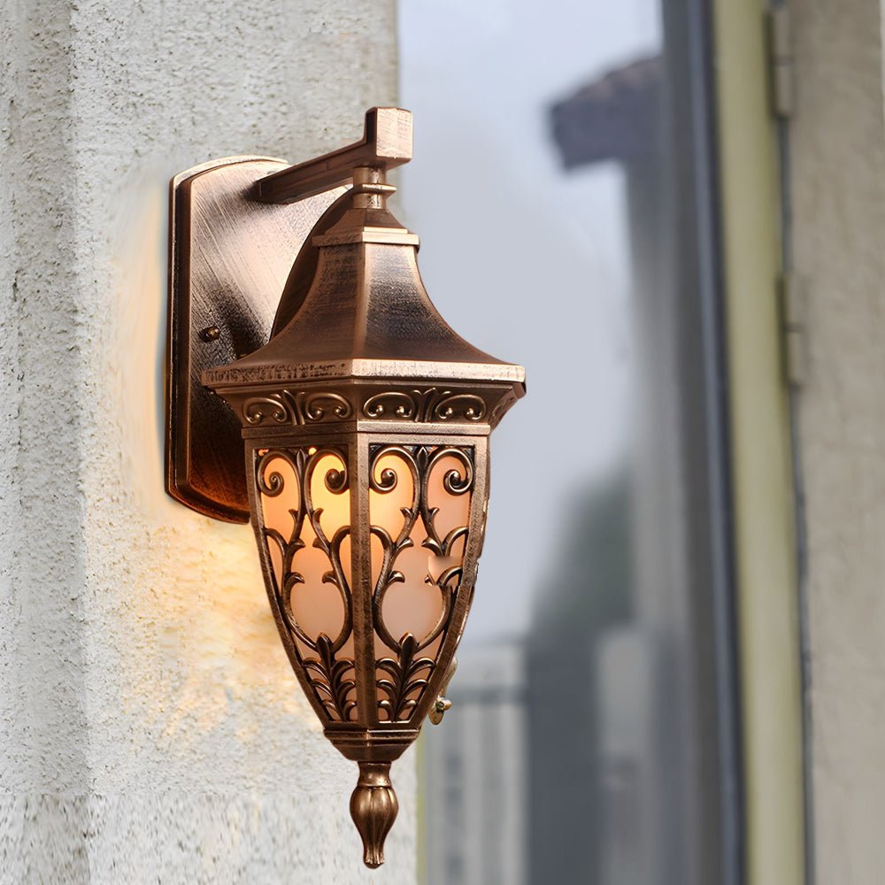 Antique Art Deco Wall Sconces Outdoor Retro Wall-Mounted Lamp