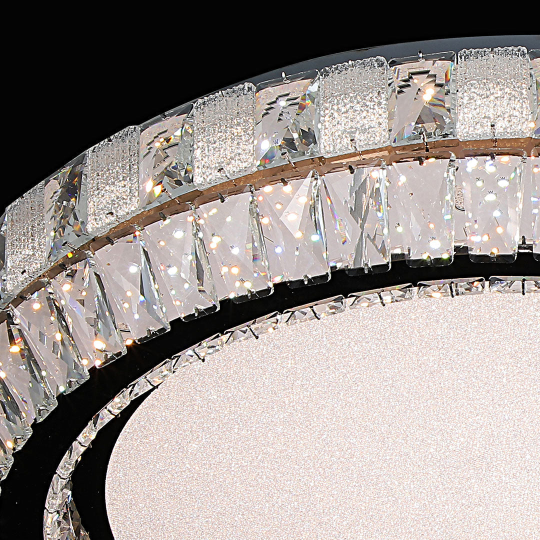 Contemporary Flush Mount Light Luxury Crystal Light