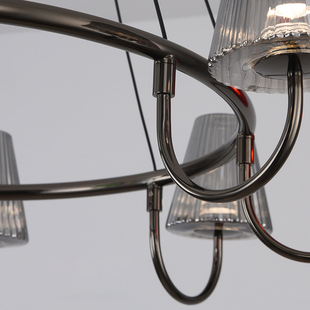 Branch LED Suspension Chandelier American Modern Glass Ceiling Lighting