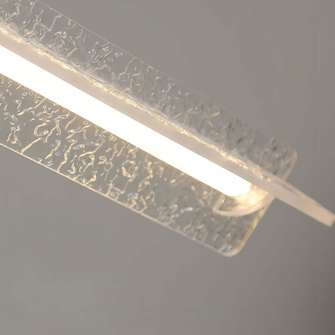 Modern White Pendant Light Frosted Acrylic Island Ceiling Light