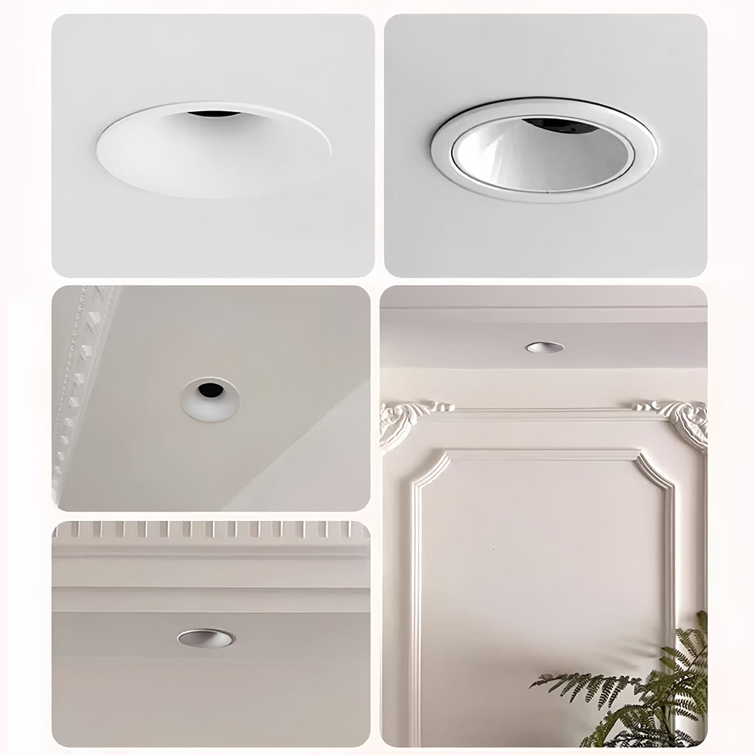 Trimless Recessed Downlights Round Spot Integrated LED Ceiling Light