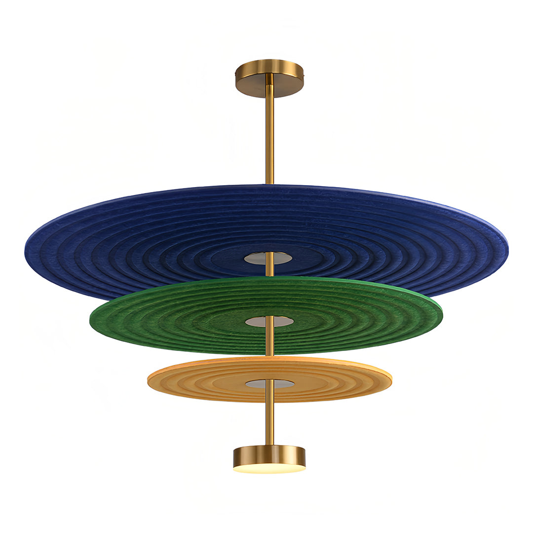3 Tier Chandelier Acoustic Felt Sound-Absorbing Felt Ceiling Lights