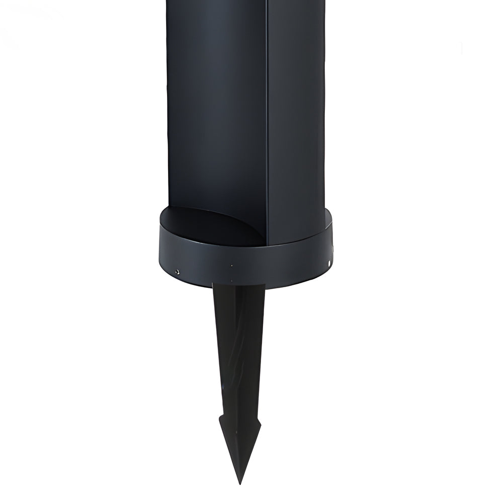Commercial LED Bollard Lights Modern Outdoor Cylindrical Lawn Light