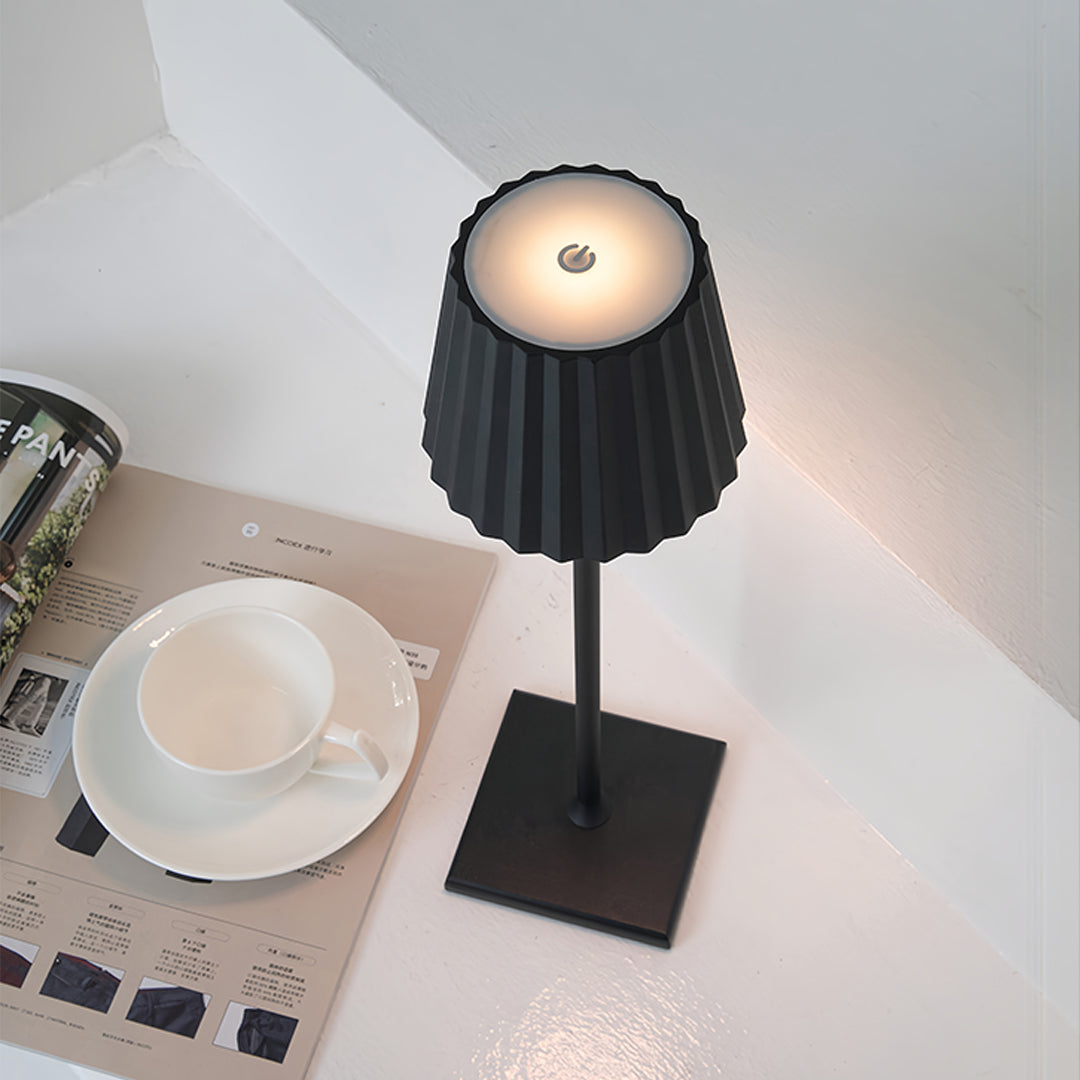 Modern Metal Table Lamp Rechargeable Touch Cordless Buffet Lamps
