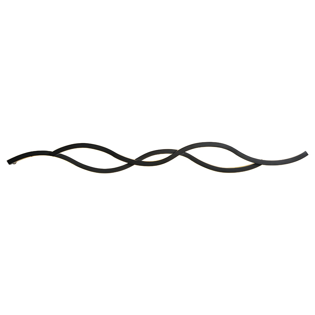 Bedside Wall Light Modern with a Unique Wavy Finish Sleek Lamp