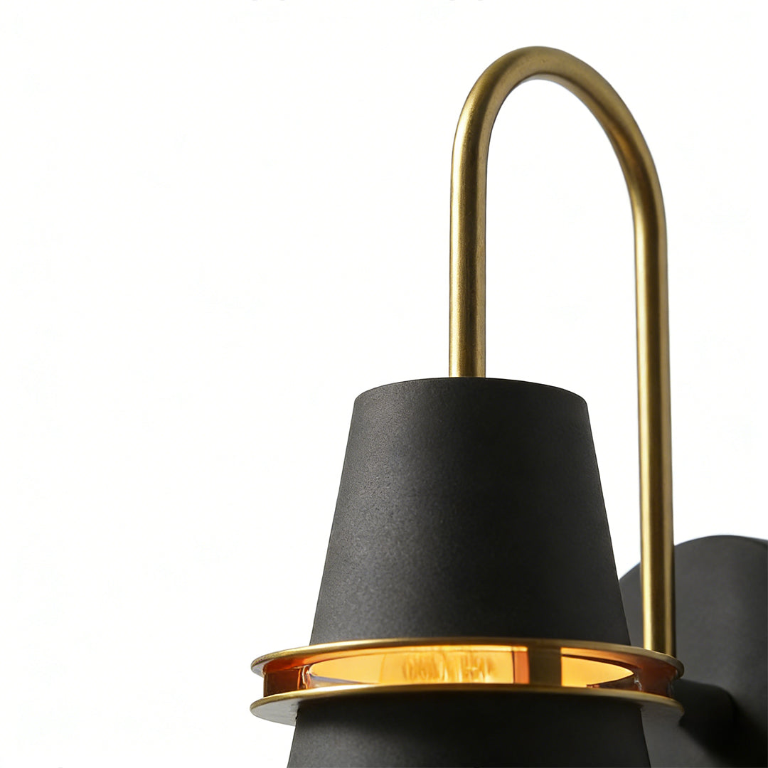 Cone Wall Lamp White Modern Creative Iron Design Light
