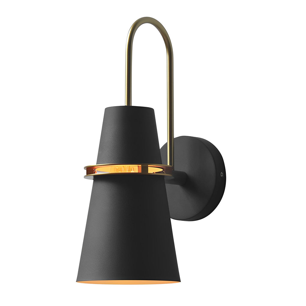 Cone Wall Lamp White Modern Creative Iron Design Light