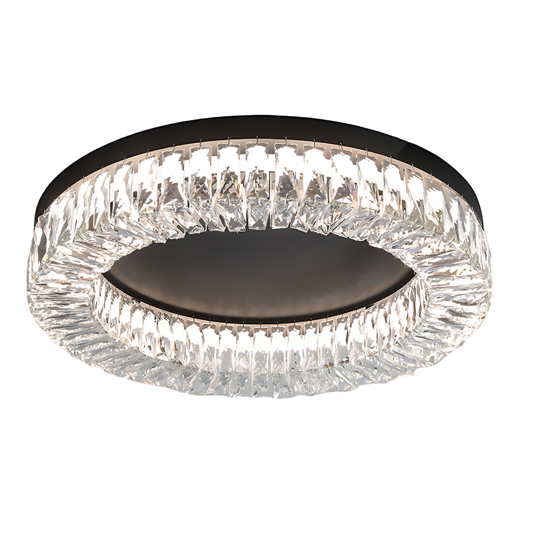 Black Ceiling Flush Mount Light Italian LED Round LED Lamp