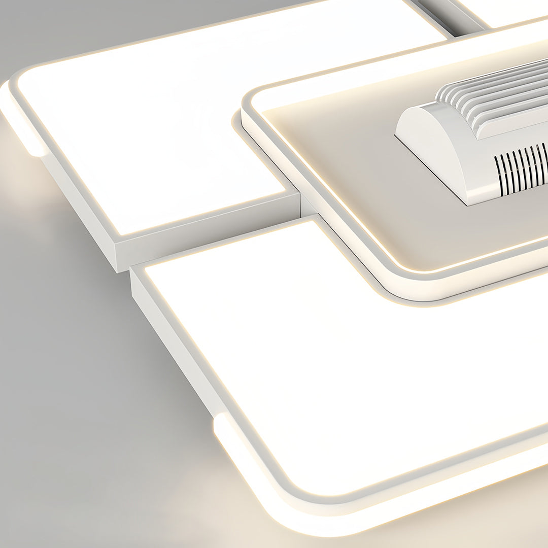 Bladeless Ceiling Fans With Light wide-spectrum LED Fan Lamp