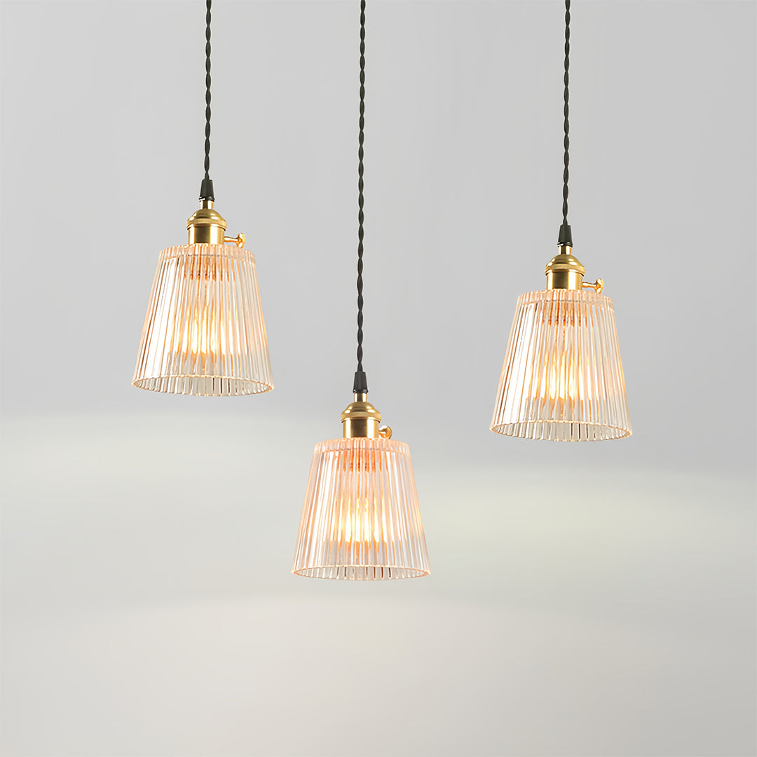 Clear Glass Pendant Lights Nordic Minimalist Brass Ceiling Light